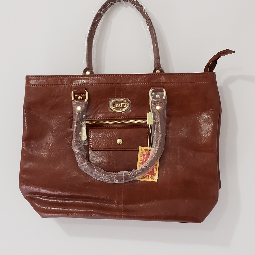 Dida New York Handbag- Brown Bucket Style bag